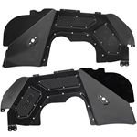 Front Inner Fender Liner Kit with Pro Comp RGB 6 LED 9W Rock Light Kit (77984-2D-RGBLKIT) 4