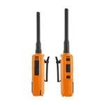 2 PACK - GMR2 Handheld GMRS FRS Radio pair - By Rugged Radios - Safety Orange 4