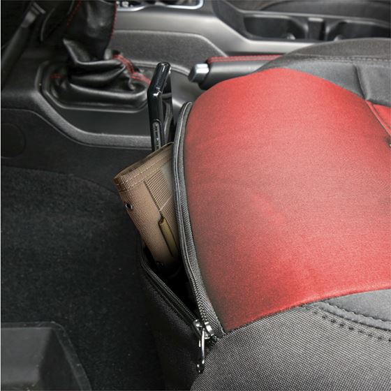 GEN2 Neoprene Front and Rear Seat Cover Kit (Red/Black) (578130) 4