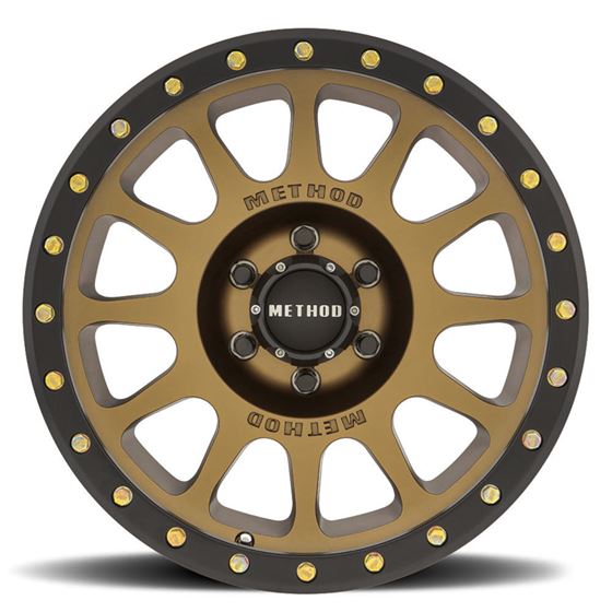 MR305 NV 16x8 0mm Offset 6x5.5 108mm Centerbore Method Bronze/Black Street Loc 2