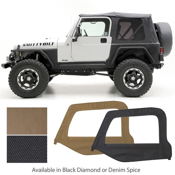 Soft Top - Oem Replacement W/Tinted Windows - Black Diamond (9970235) 2