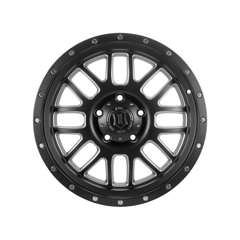 ALPHA SAT BLK MILL WIN 20 X 9 W/ 5 X 150 BOLT CIR