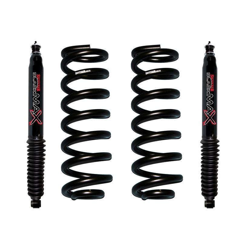 Suspension Lift Kit w/Shock Black MAX Shocks 2 Inc