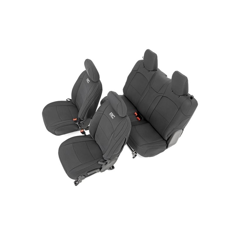 Seat Covers Front and Rear Jeep Wrangler JL 4WD (2