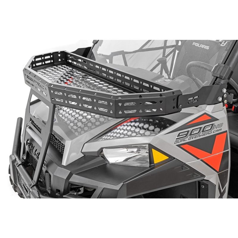 Front Cargo Rack 6" Black Slimline Polaris Ra