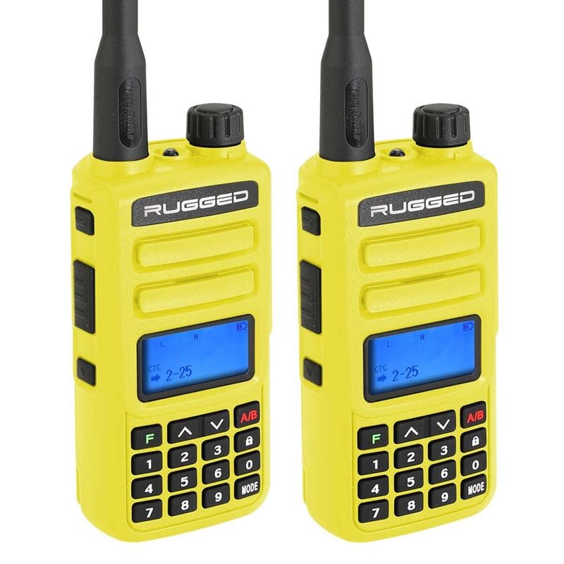 2 PACK - GMR2 Handheld GMRS FRS Radio pair - By Ru