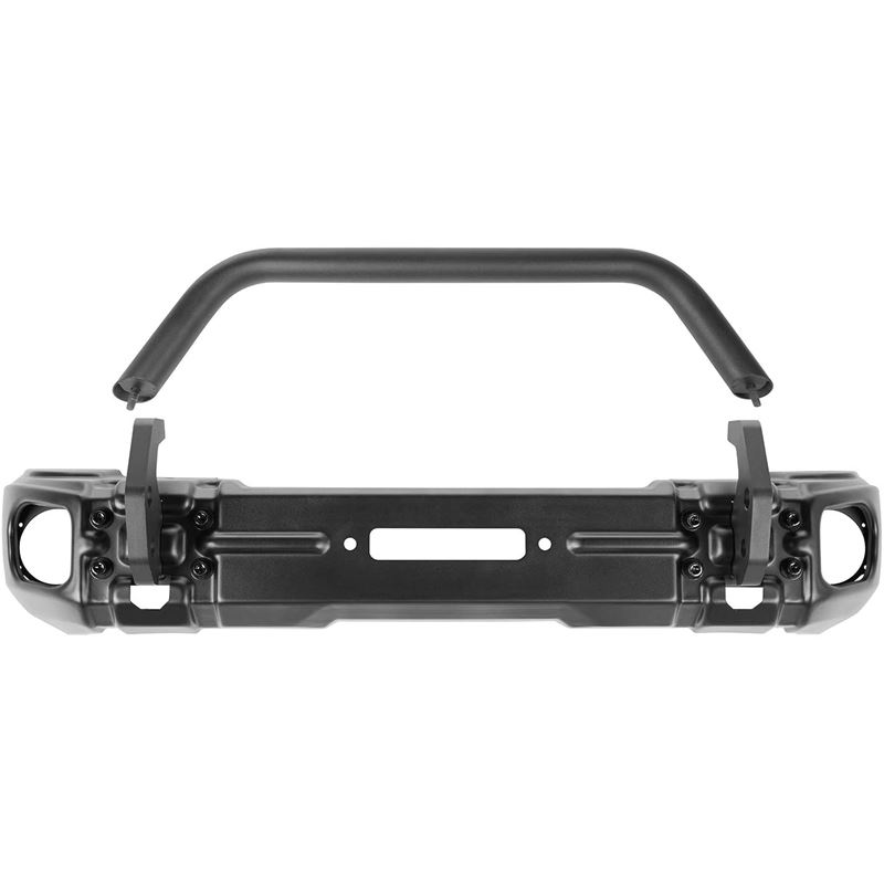 Arcus Front Bumper Set, With Overrider; 18-21 JL/J